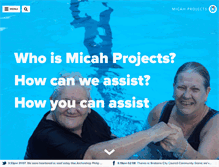 Tablet Screenshot of micahprojects.org.au